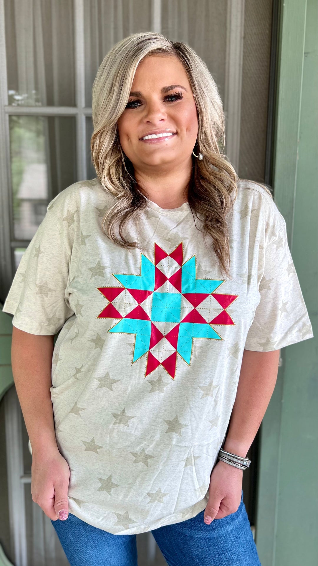 Plus Field Of Stars Tee | gussieduponline