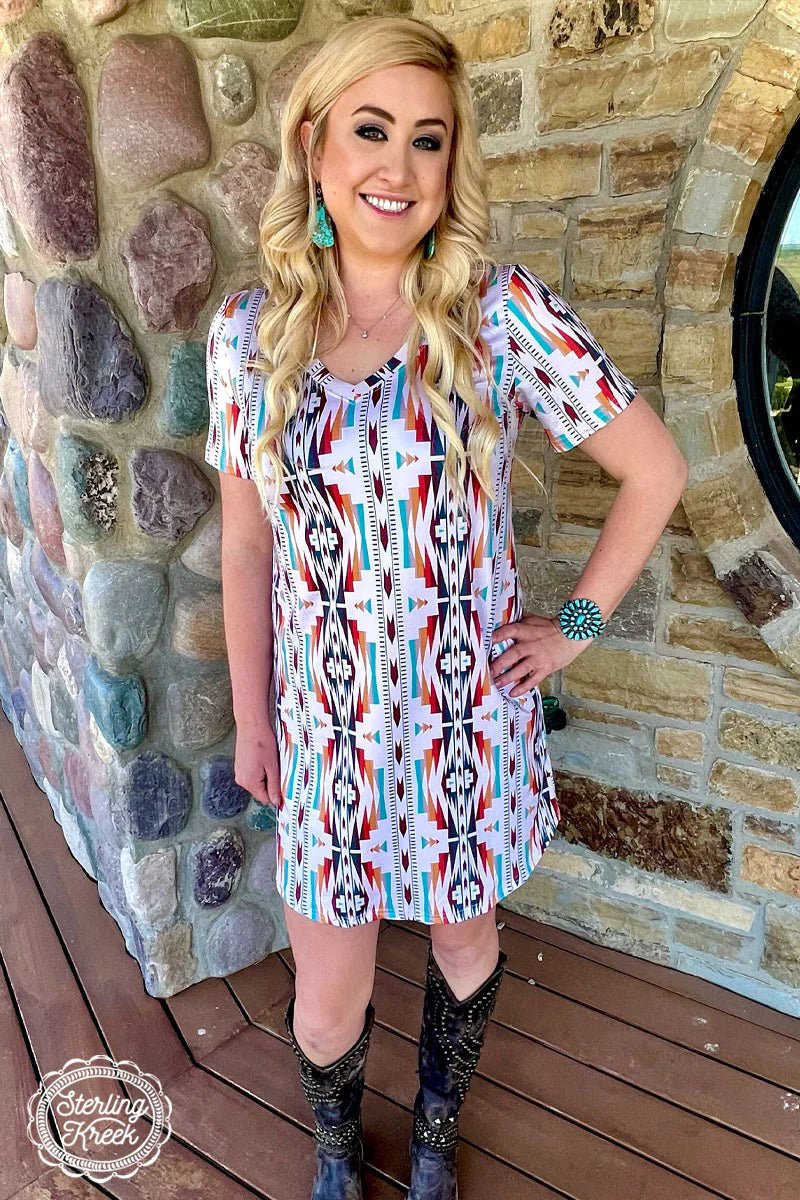 Sunday Morning T-Shirt Dress | gussieduponline