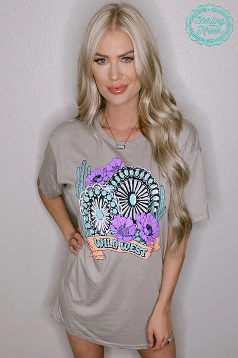 Wild West T-Shirt Dress | gussieduponline