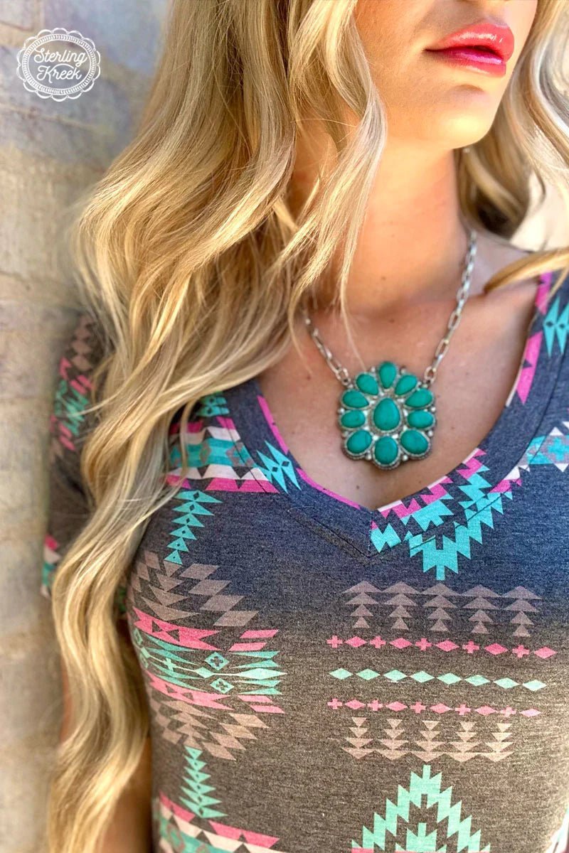 Aztec Heights Maxi Dress | gussieduponline