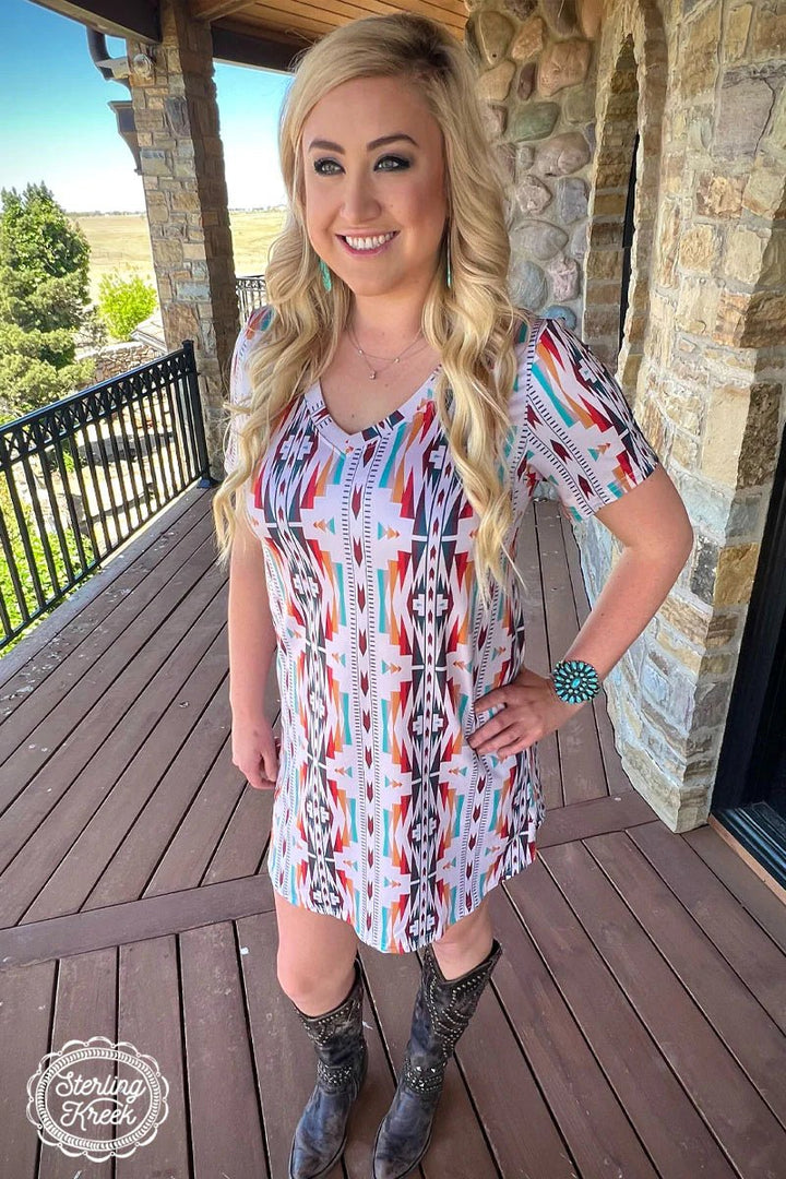 Sunday Morning T-Shirt Dress | gussieduponline