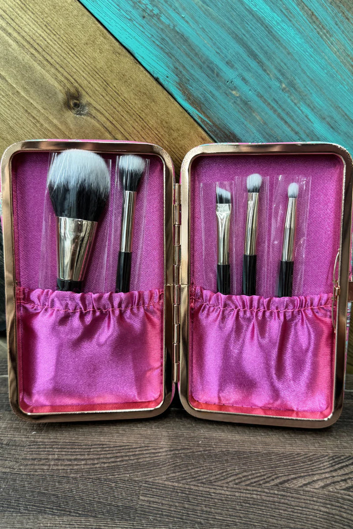 Sterling Kreek Blush & Broncs Makeup Brush Set