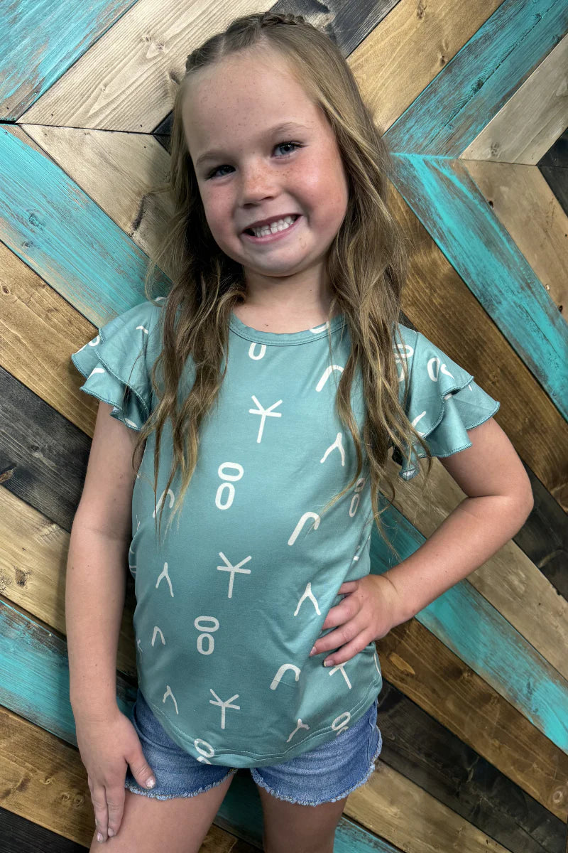 KIDS Sterling Kreek Branded Lucky Top