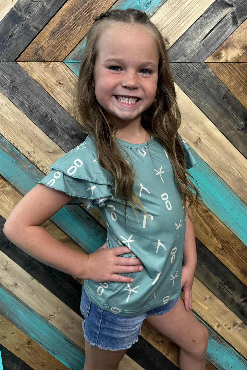 KIDS Sterling Kreek Branded Lucky Top