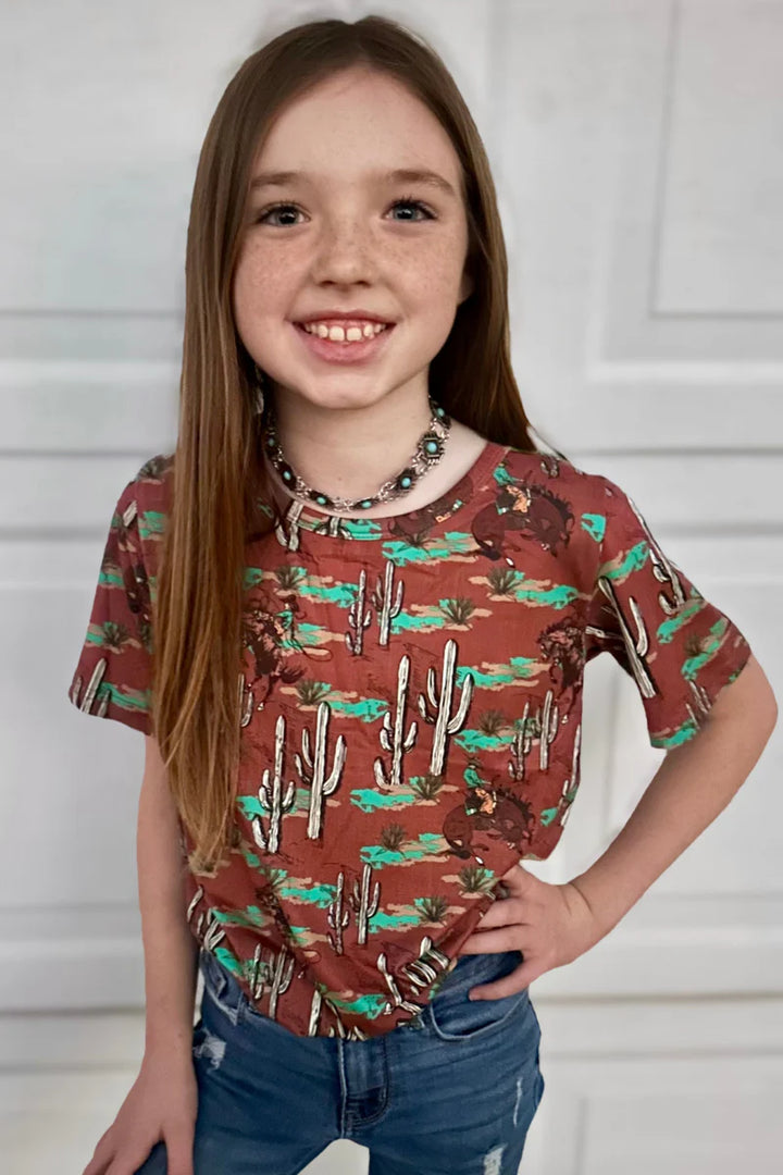 KIDS Sterling Kreek High Desert Hustle Top