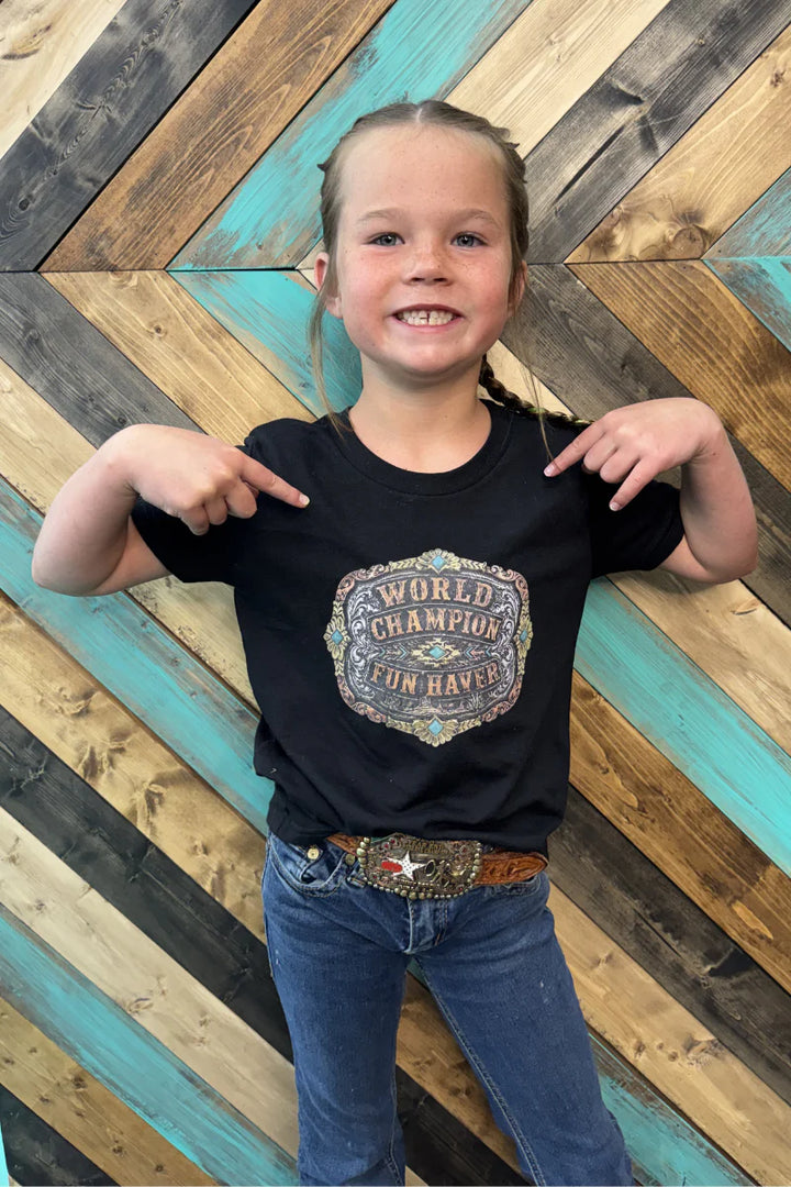 KIDS Sterling Kreek World Champion Fun Haver Tee