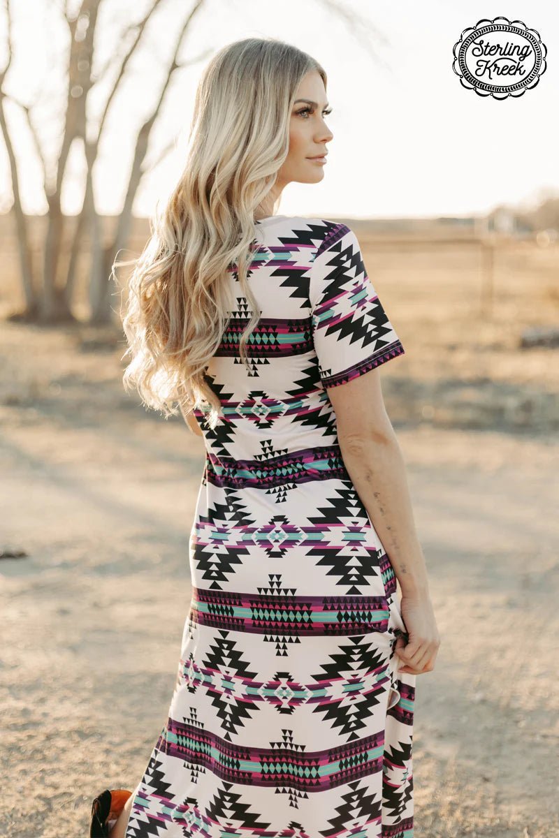 Aztec Outskirts Maxi Dress | gussieduponline