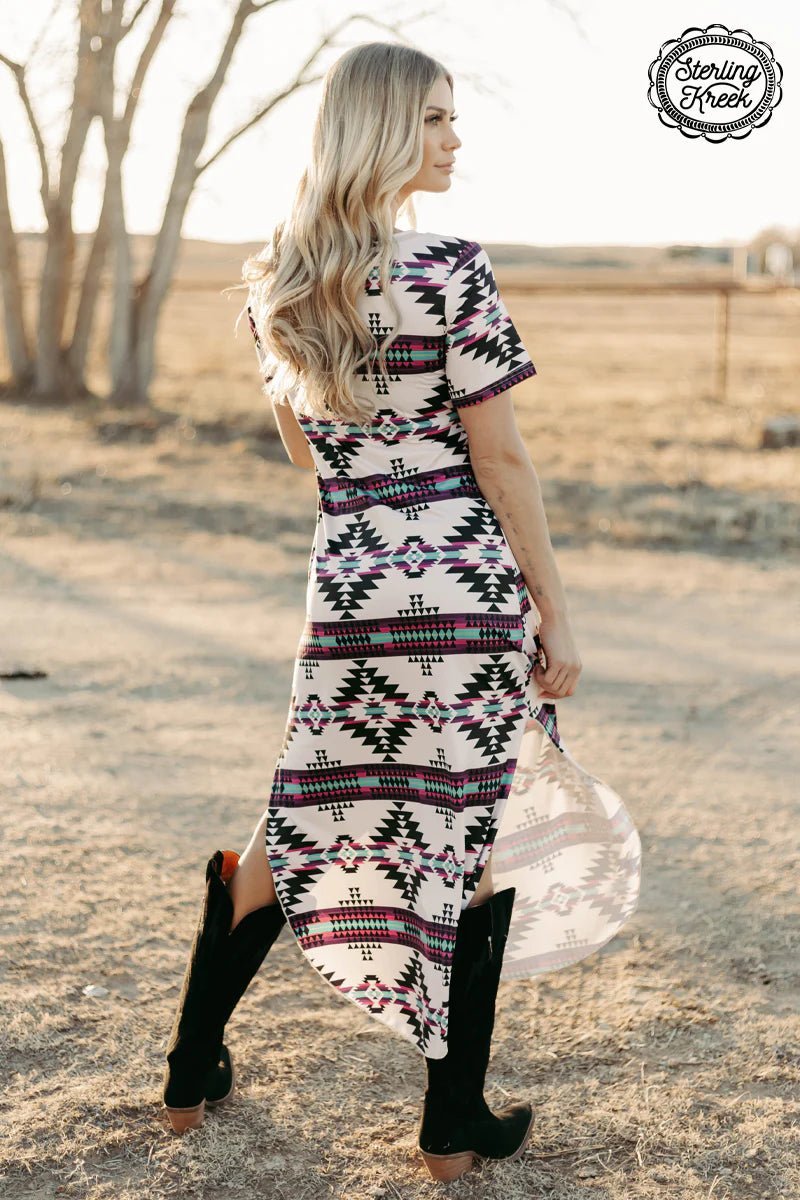 Aztec Outskirts Maxi Dress | gussieduponline