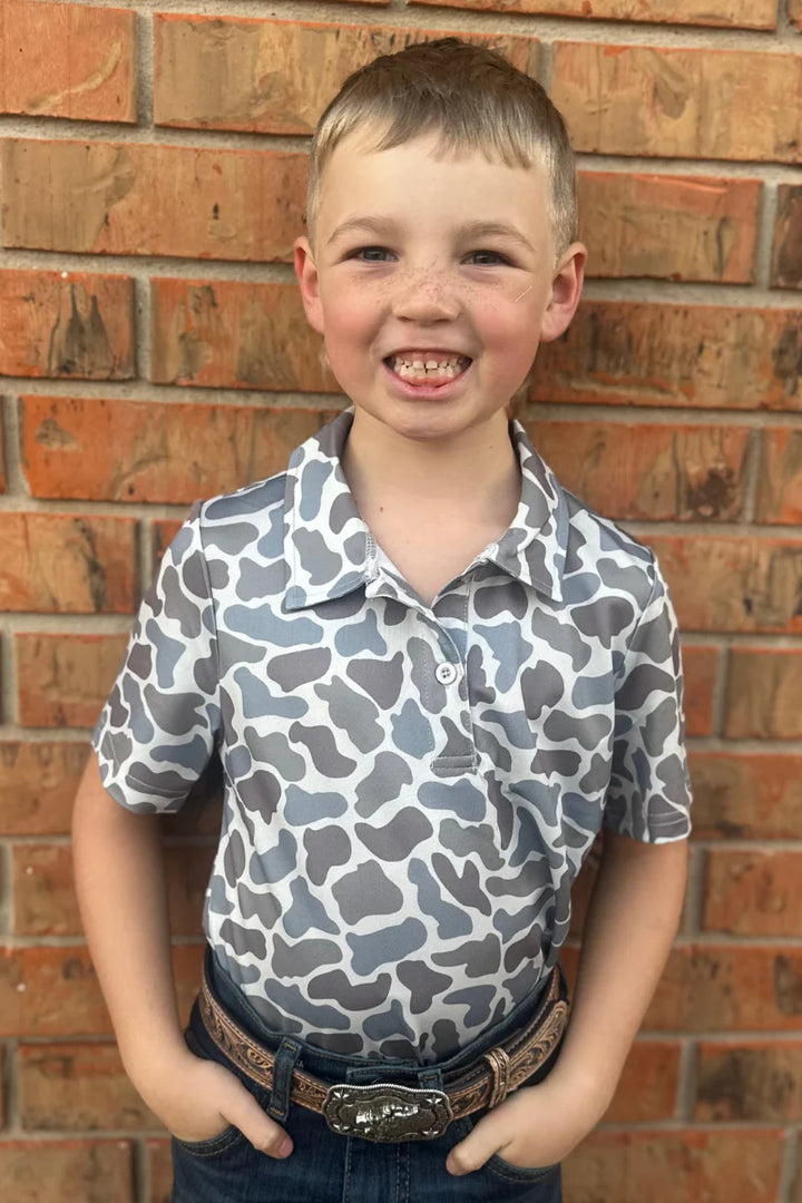 KIDS Sterling Kreek Camo Scout Polo