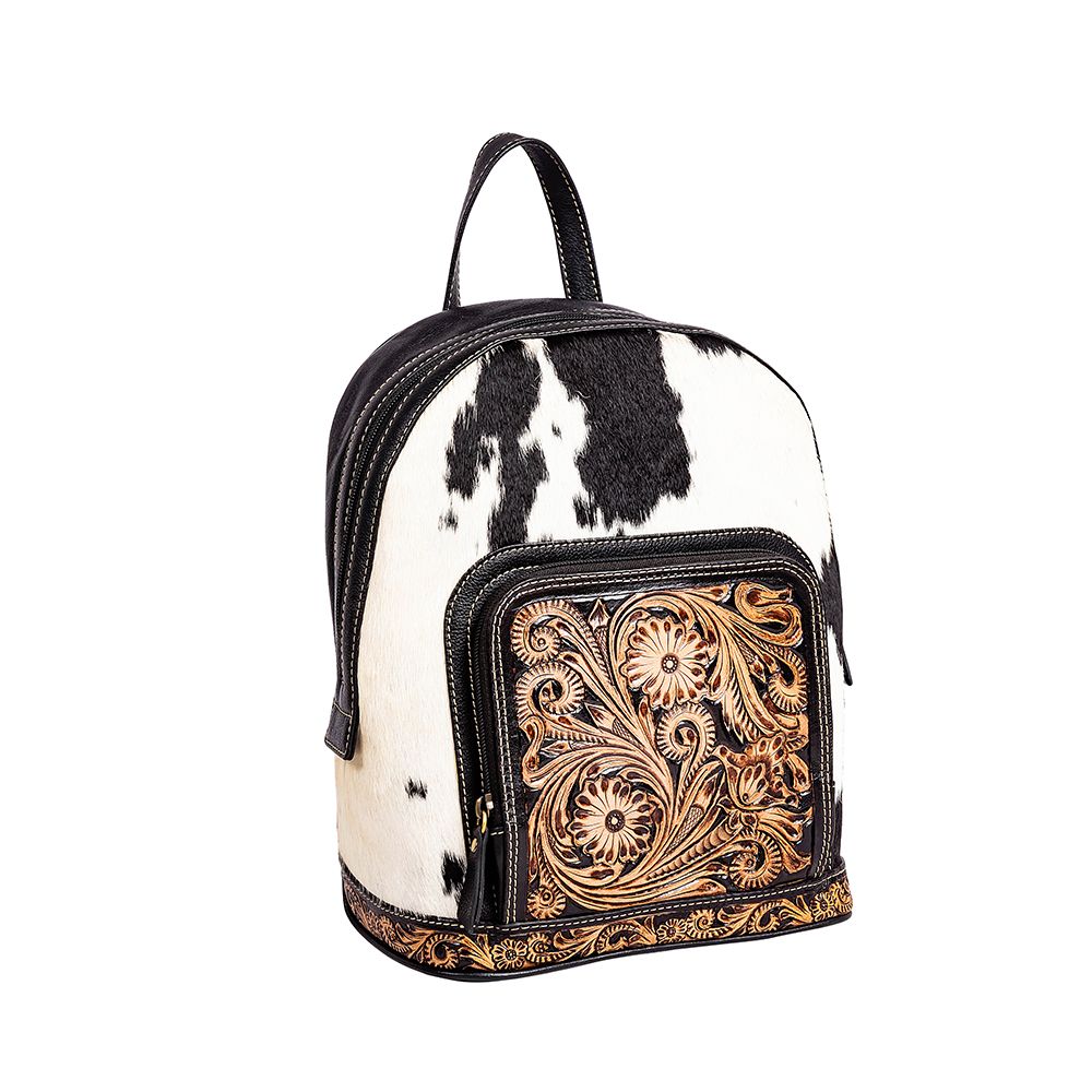 Old Mill Trail Hand-tooled Backpack Bag | gussieduponline