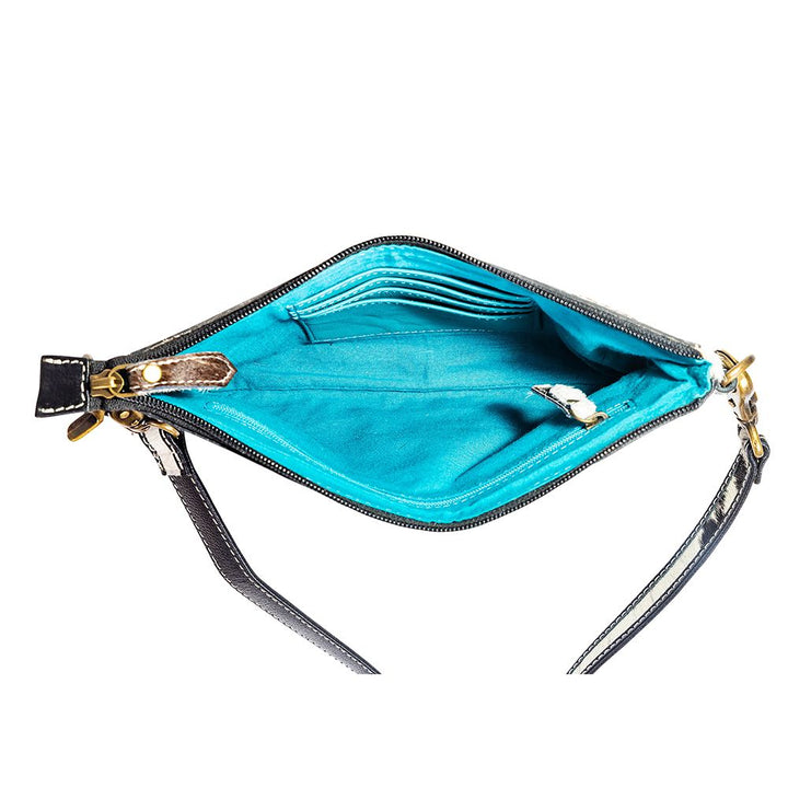 Bloomin' Steer Hand-tooled Clutch Bag | gussieduponline