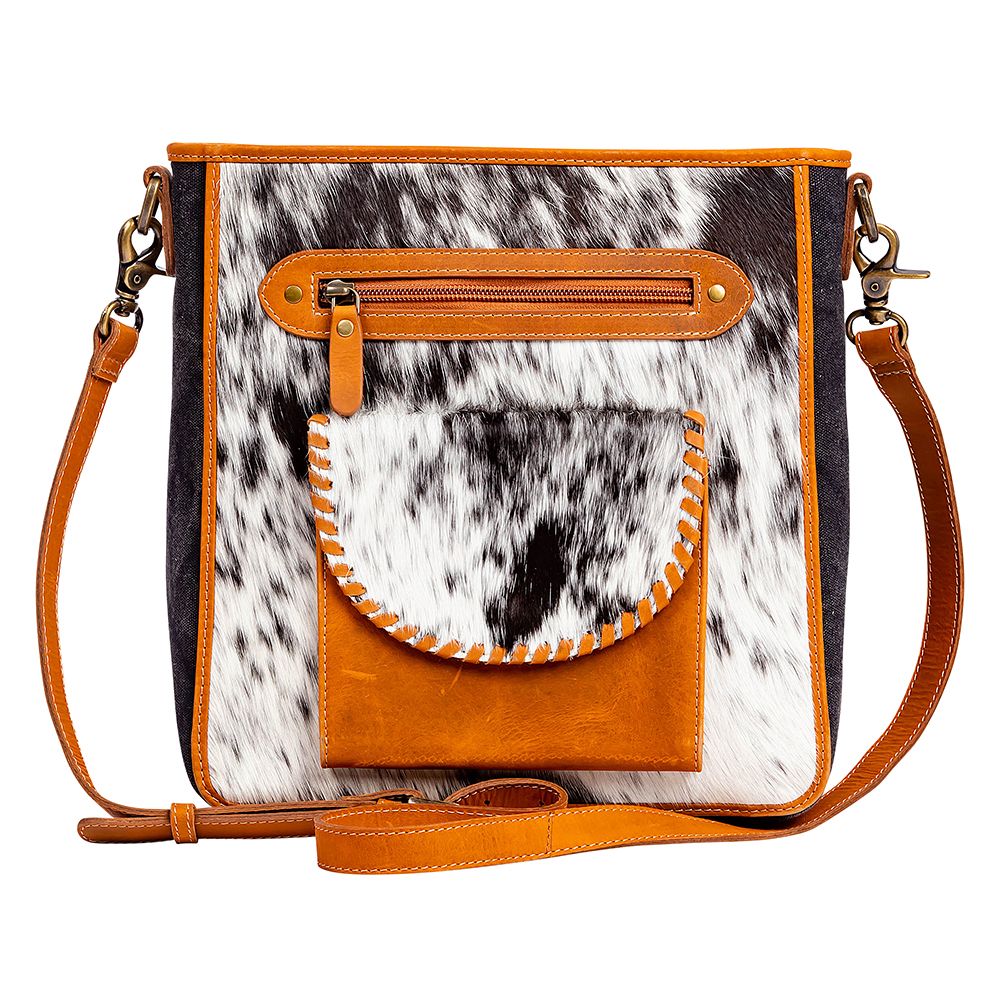 Highstone Canvas & Hairon Bag | gussieduponline