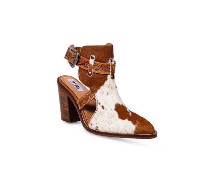 Cora Jo Carmel Strapy Heels | gussieduponline