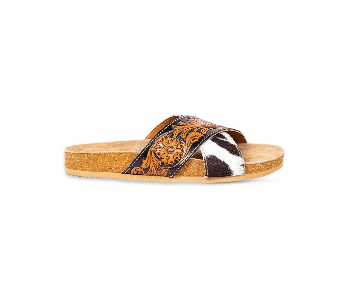 Nevada Hand Tooled Sandals | gussieduponline
