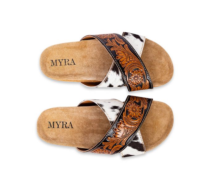 Nevada Hand Tooled Sandals | gussieduponline