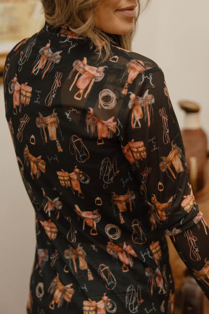 Sterling Kreek Saddle Room Mesh Top