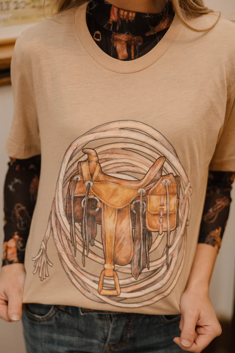 Sterling Kreek Saddle Room Tee