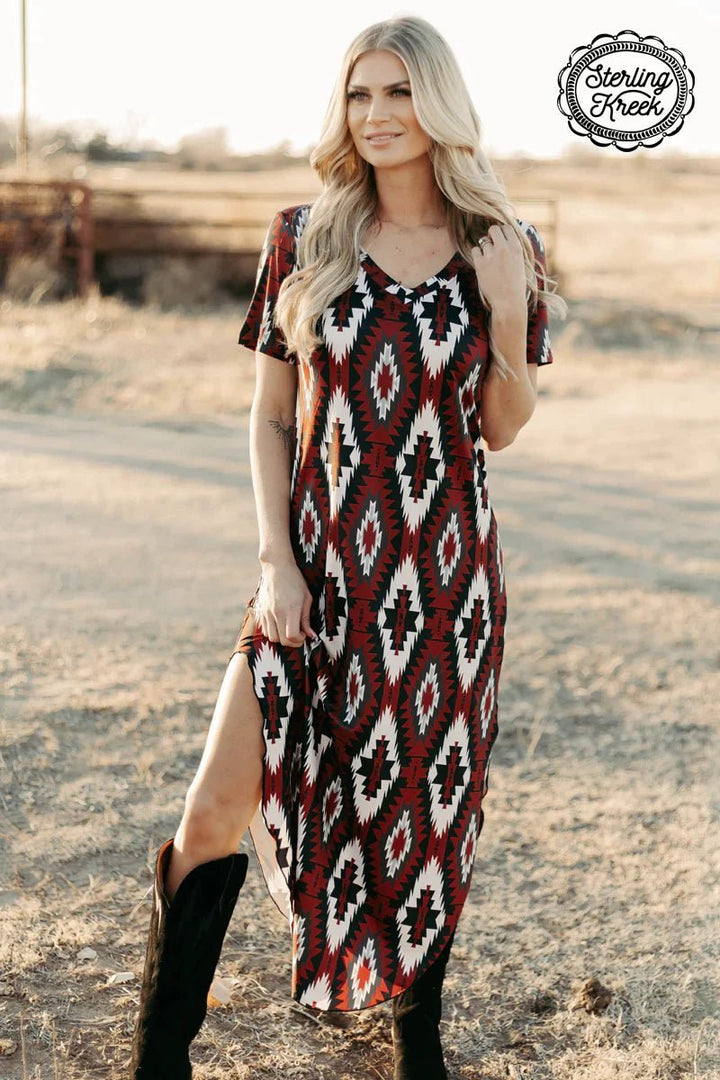 PLUS  Western Rebel Maxi Dress | gussieduponline