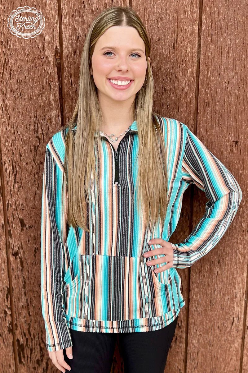 Serape Me Up Pullover | gussieduponline