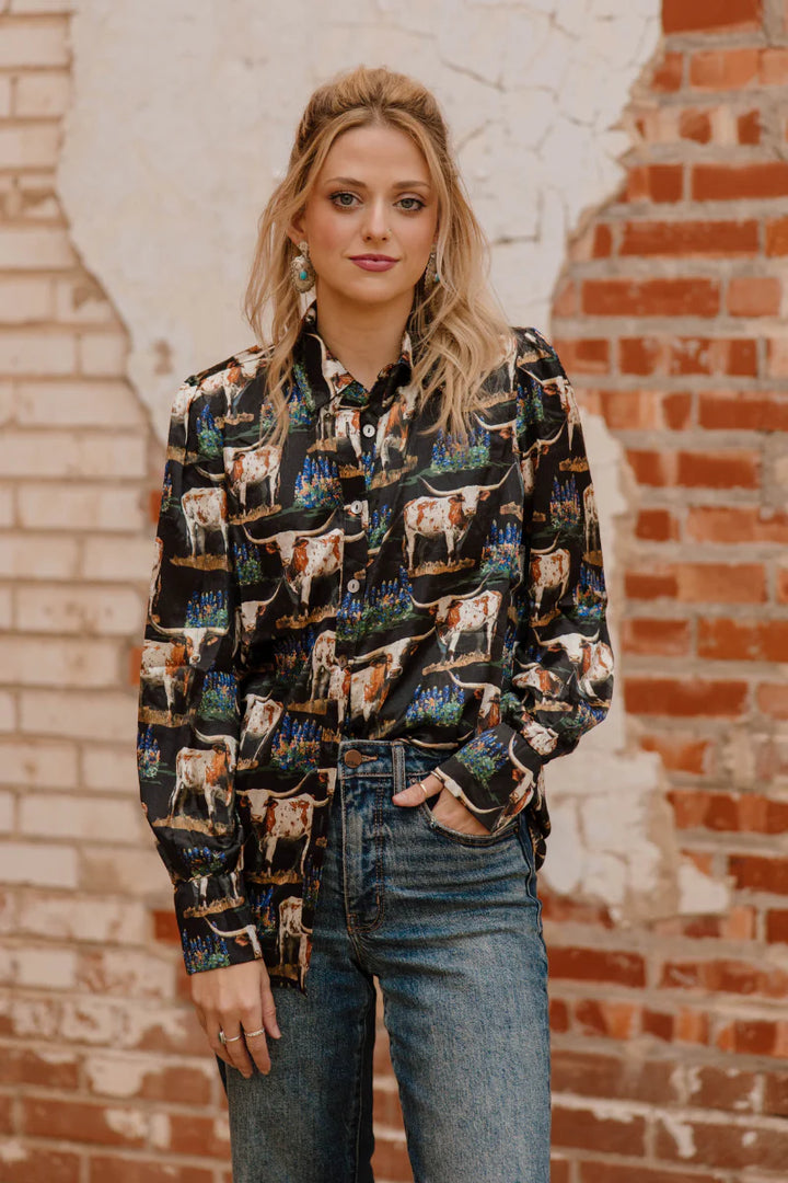 Sterling Kreek Somewhere In Texas Button Up