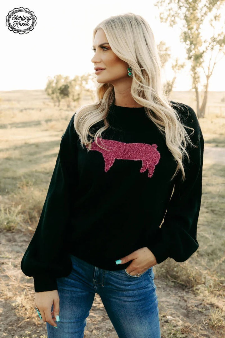 Queen of Stockshow Sweater | gussieduponline