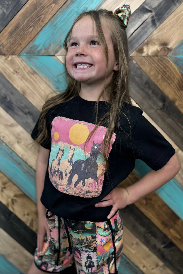 KIDS Sterling Kreek Cosmic Cowgirl Tee