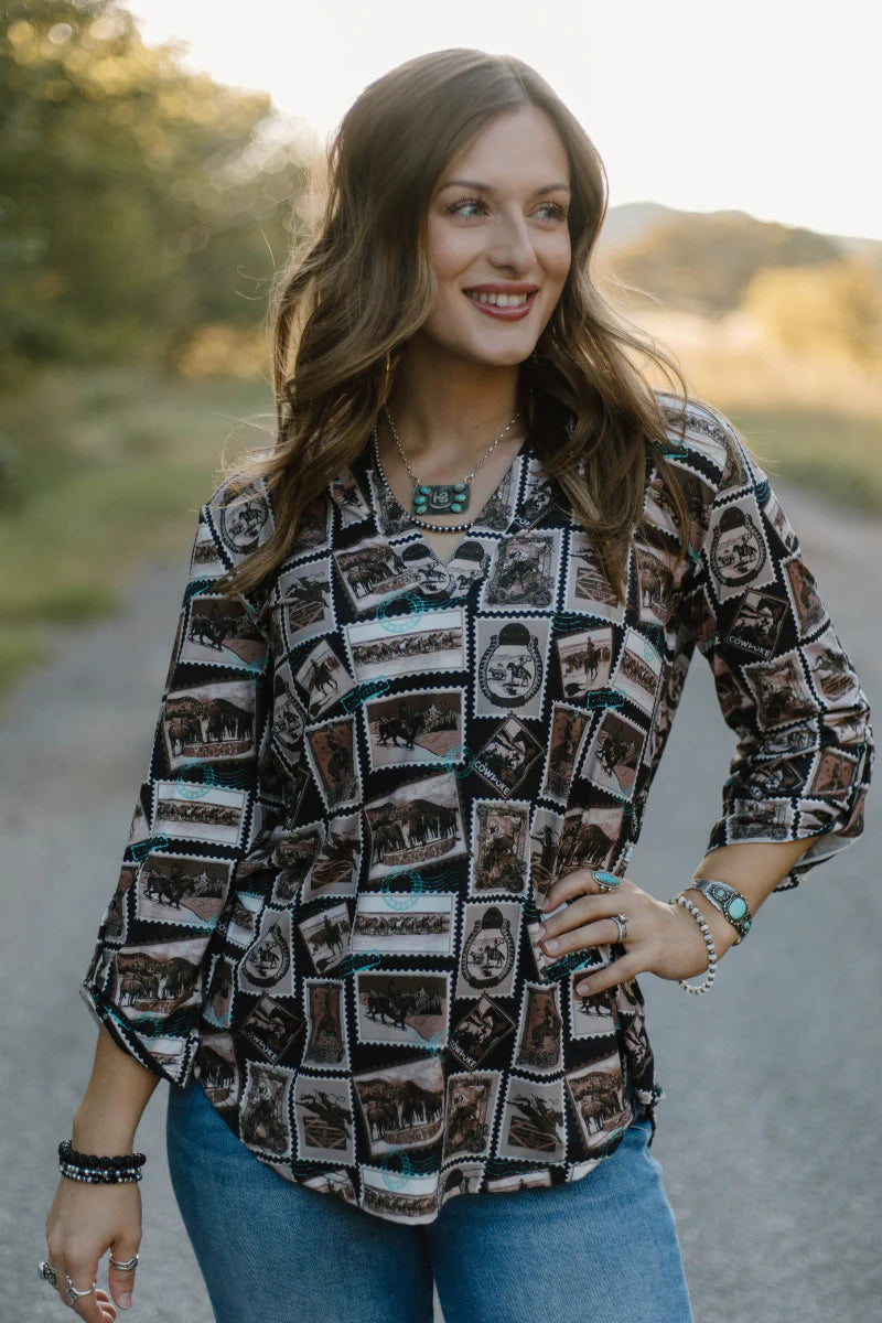 Sterling Kreek Western Press Top