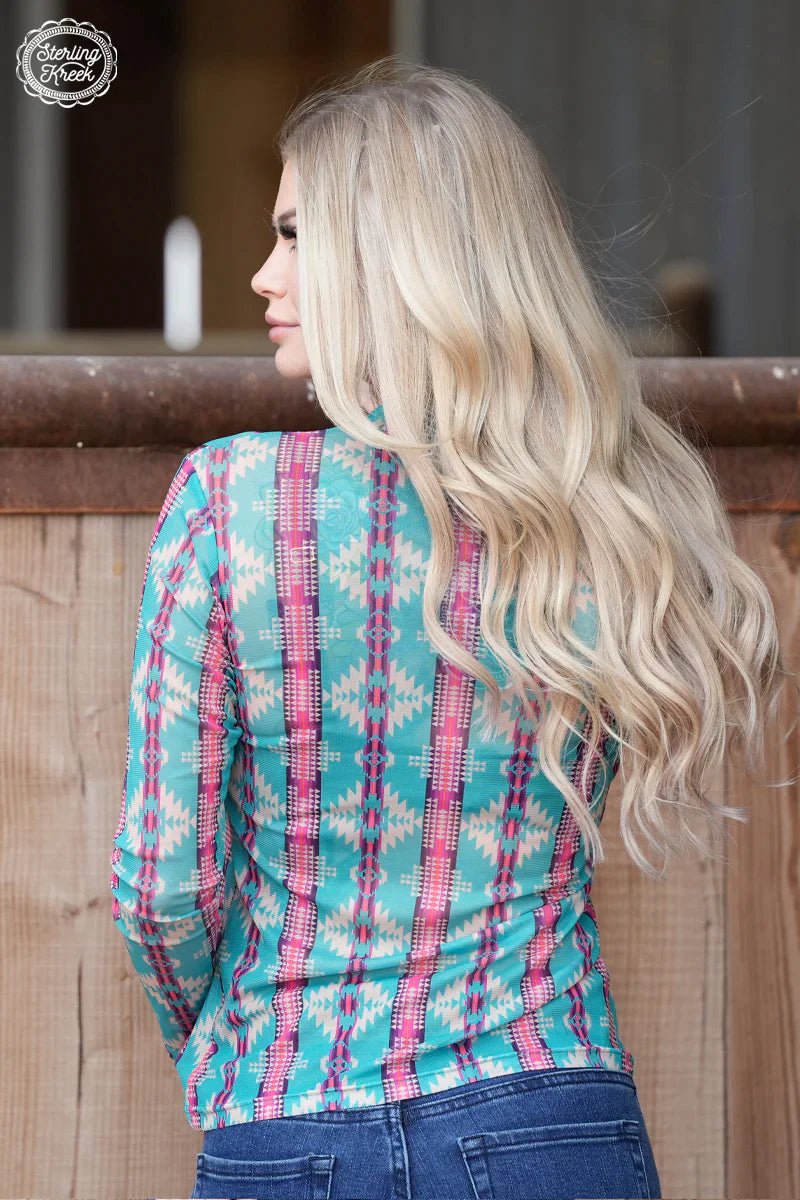 Plus Wild One Mesh Top | gussieduponline