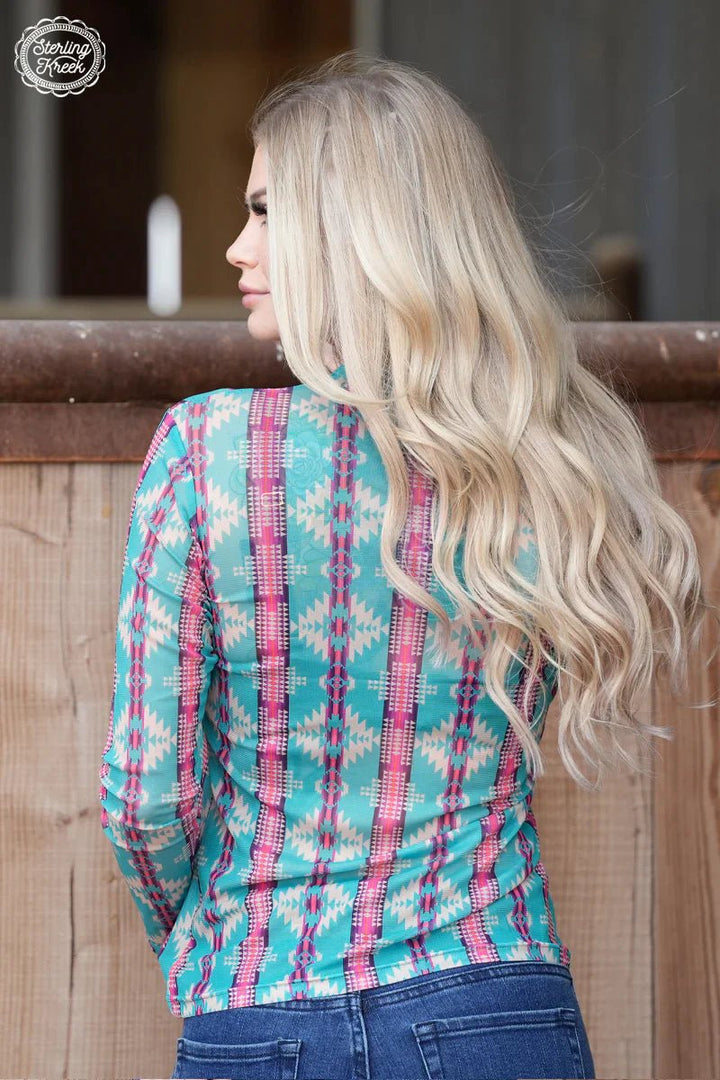 Plus Wild One Mesh Top | gussieduponline