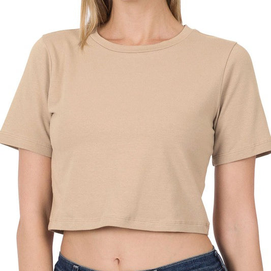 Simply Cropped Tee- 3 Colors | gussieduponline