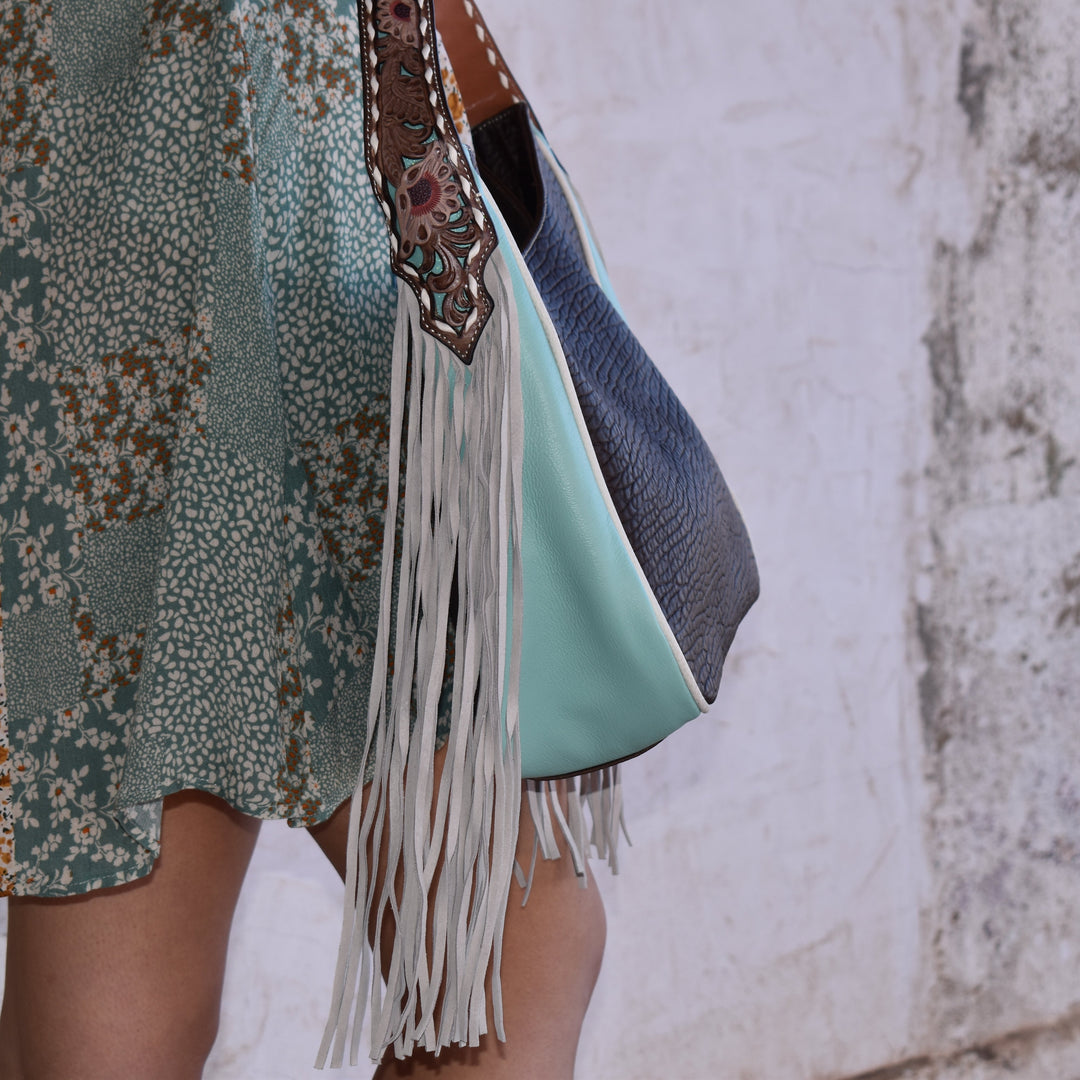 Reba's Garden Leather Bag* | gussieduponline