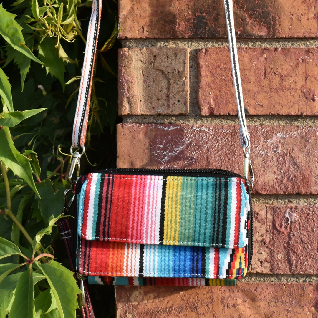 Serape Aztec Crossbody Wallet | gussieduponline