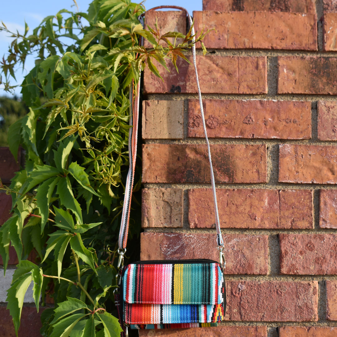 Serape Aztec Crossbody Wallet | gussieduponline