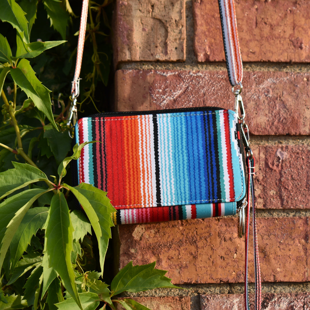 Serape Aztec Crossbody Wallet | gussieduponline