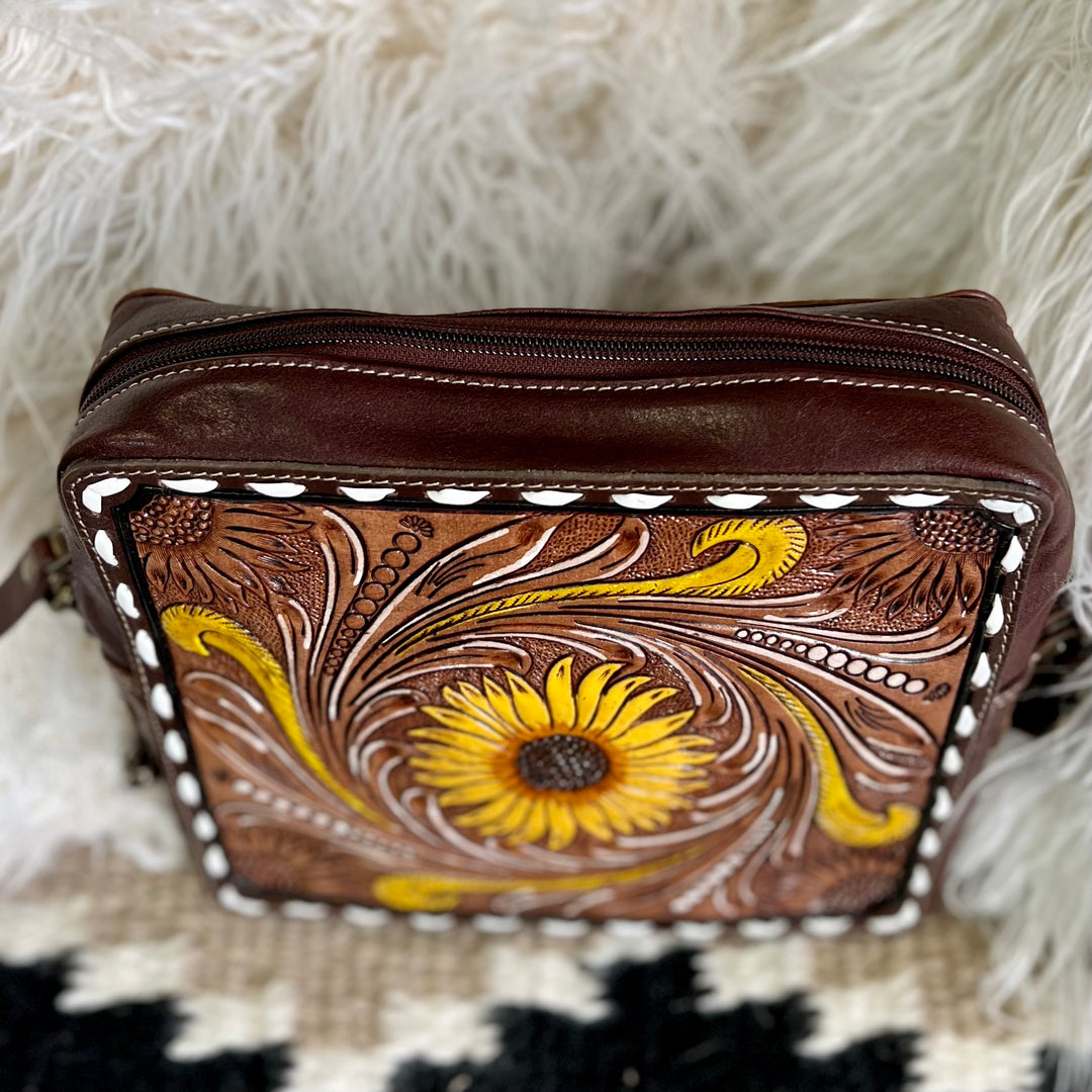 Radiant Sunflower Bag | gussieduponline