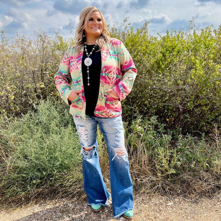 Plus Cowboy Lights Blazer | gussieduponline