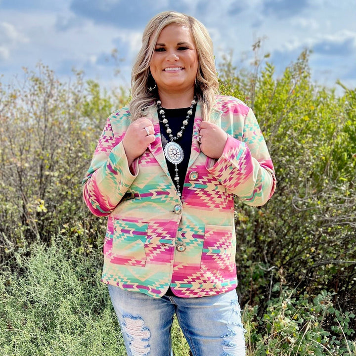 Plus Cowboy Lights Blazer | gussieduponline