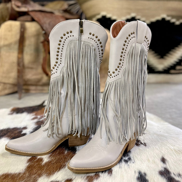 Beastly Fringe Boots | gussieduponline