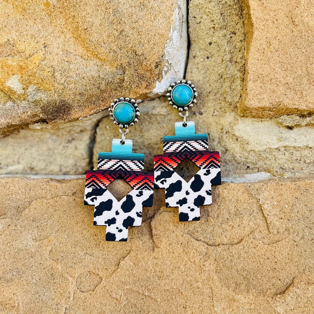 Aztec Ranch Earrings | gussieduponline