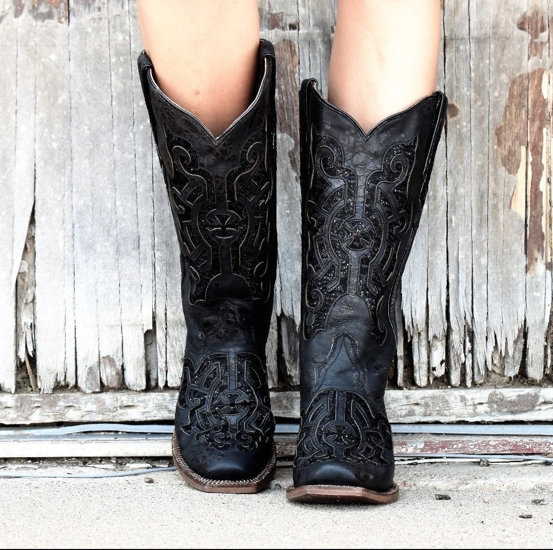 Midnight Rider Leather Boots | gussieduponline