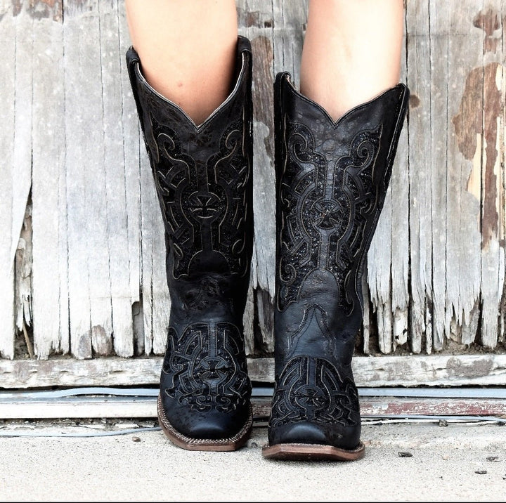 Midnight Rider Leather Boots | gussieduponline