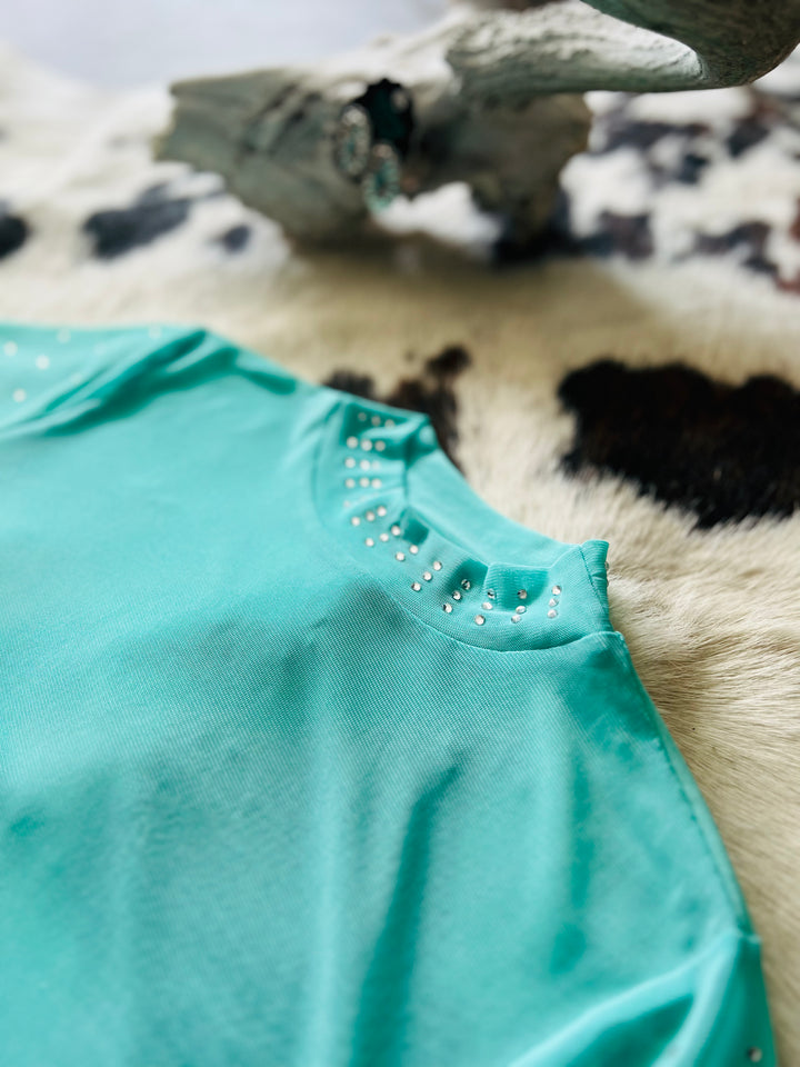 Turquoise Trouble Top | gussieduponline
