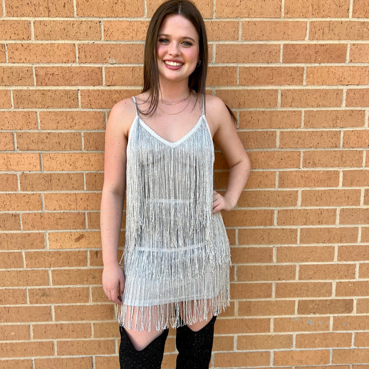 Fringe Tassel Backless Dress* | gussieduponline