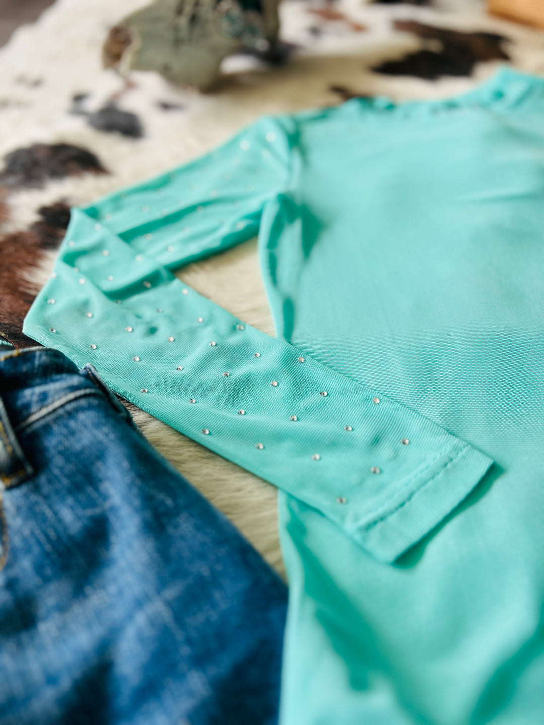 Turquoise Trouble Top | gussieduponline