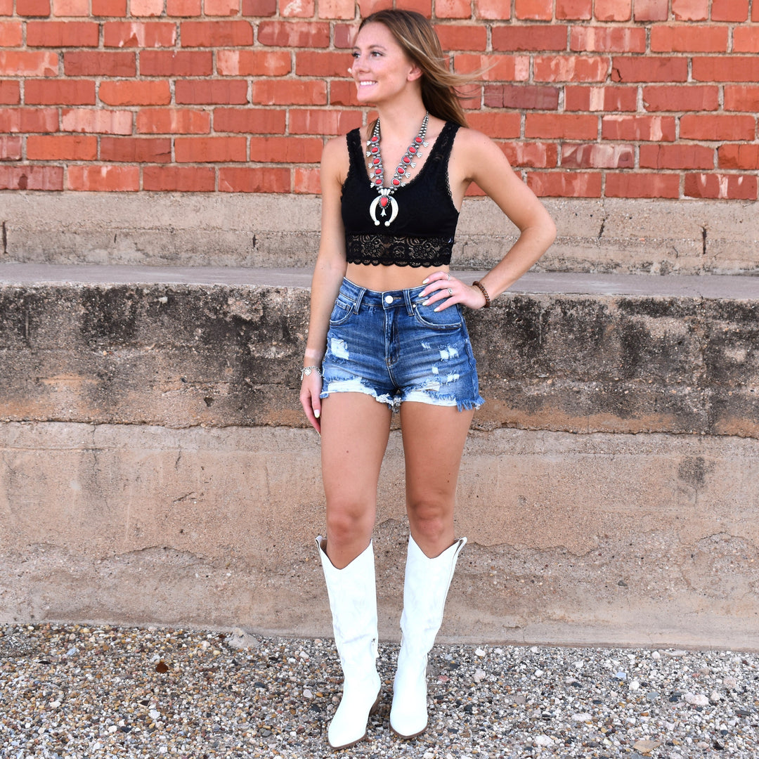 White Waco Whipstitch Cowgirl Boots* | gussieduponline